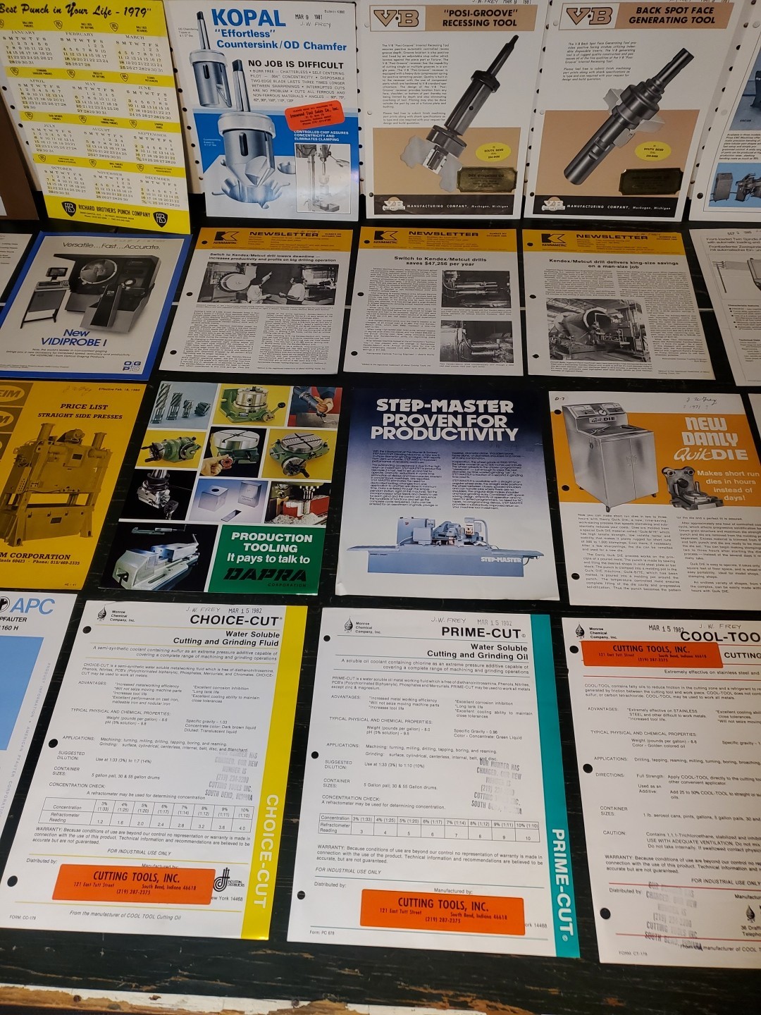 “Best Punch In Your Life” 44 Vintage 70s -80s Industrial Machine Tool 1 Page Ads