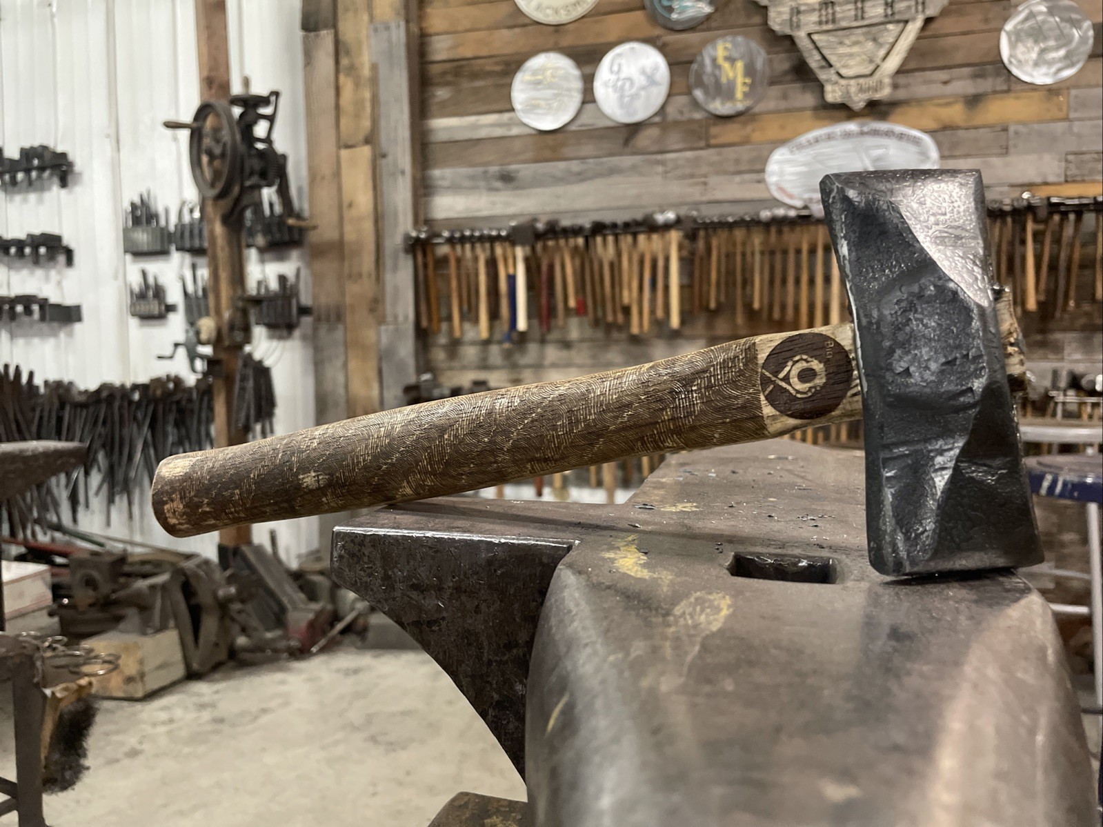 Super Double Diagonal Forge Hammer! Handmade In USA/ 4149 Steel/ 2 1/2 Pounds