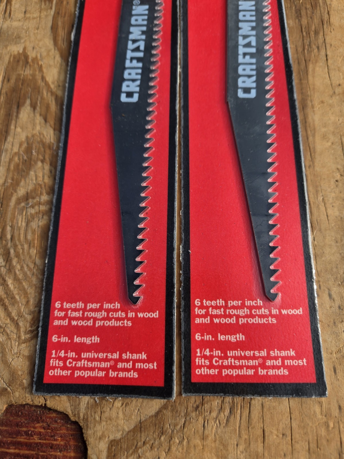 NOS SERS Craftsman Lot of 2 Carbon Steel Sabre Saw Blade 28812 Switzerland
