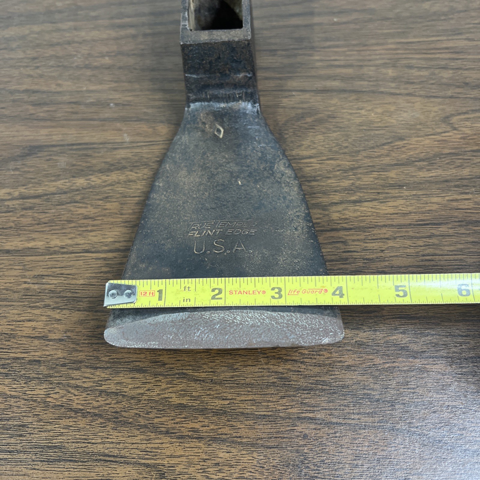 Vintage True Temper Flint Edge Hazel Hoe 3 1/2 Pounds