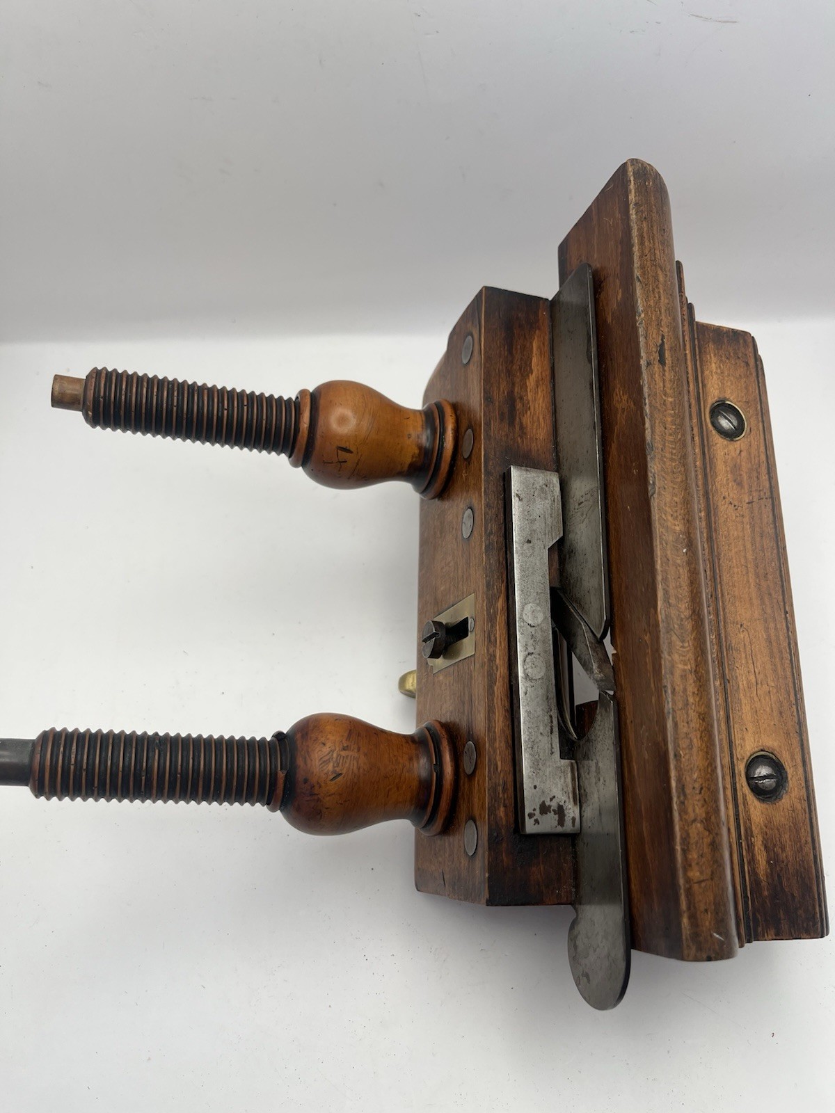 Antique Screw Stem Plough Plow Plane By Fairclough & Co