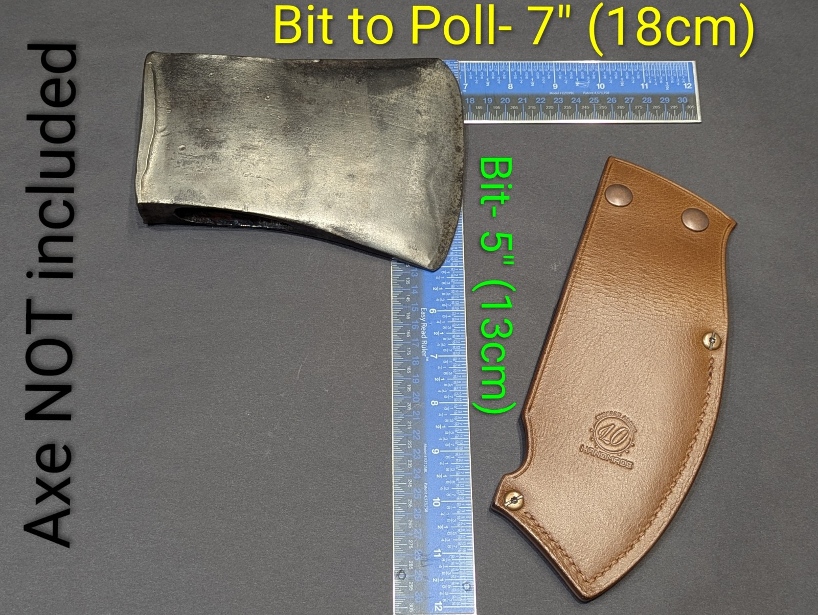 Keen Kutter Connecticut Pattern Axe Handmade Leather Axe Mask “Only” Read Desc.