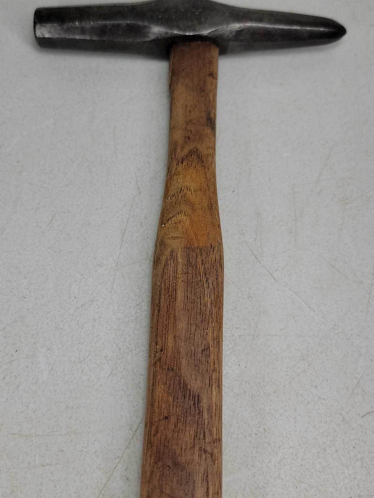 Vintage Silversmith’s Metal Working Planishing Hammer 10.3oz w/ 11-1/4″ Handle
