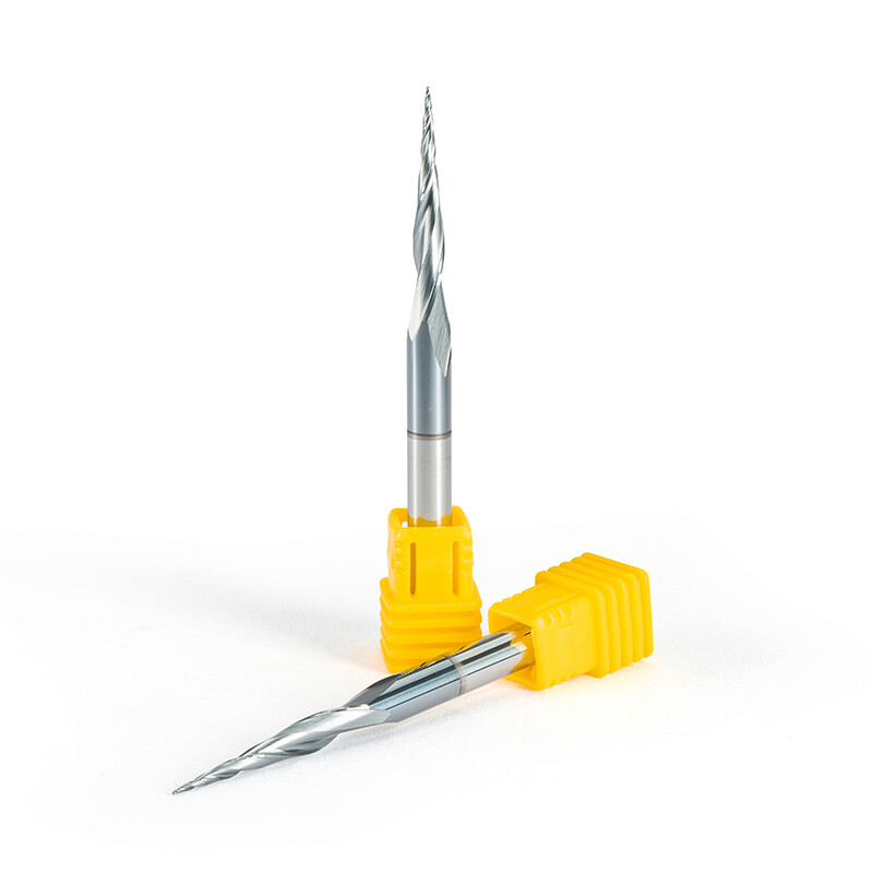 2p Tapered Ball Nose End Mill Radius 0.25mm SHK 6mm CNC Drill Bit Milling Cutter