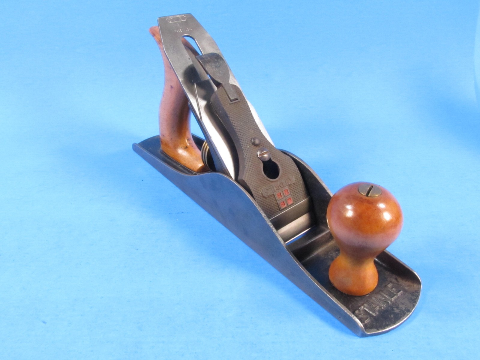 Stanley Four Square No 5-1/4 size Junior Jack wood plane sweetheart iron