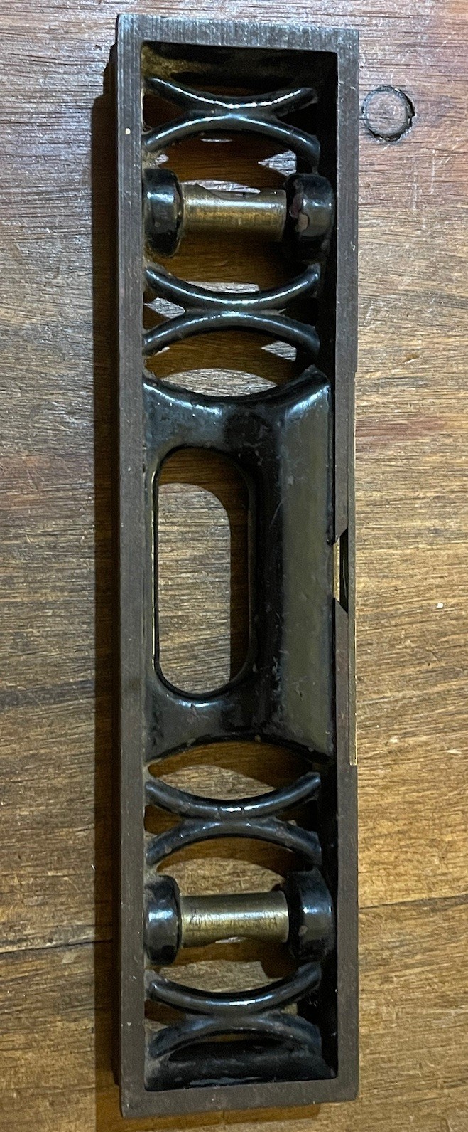 Vintage J.Rabone & Son Machinists Spirit Level – Cast Iron and Brass..9 INCHES