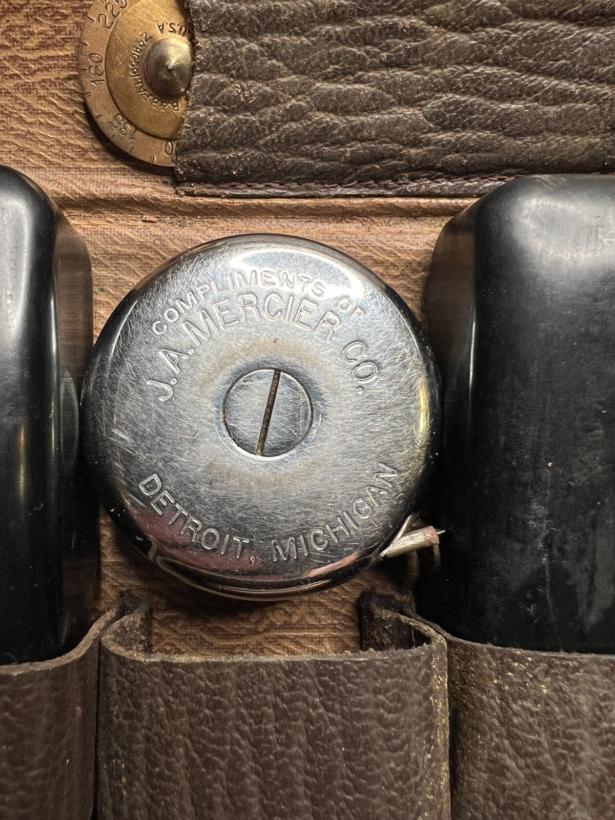 c. Early 1900s Charles. E. Grubb’s Engineer Measuring Tool Kit and ARBA Medal