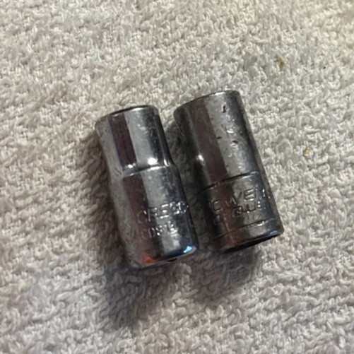 7 , 8 mm 1/4″ Drive 6 Pt Standard Metric Socket , crescent CDS14, Power Torque
