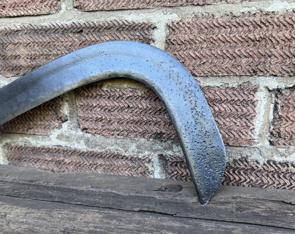 Vintage Early Morris Devon Slasher Sickle Scythe Billhook Garden Old Tool