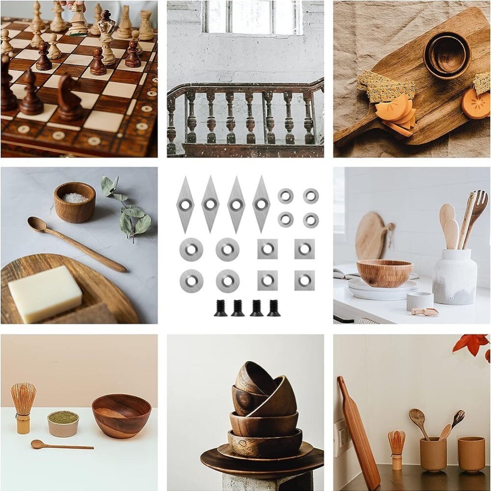 For Comfortable For Wood Turning Ergonomic Design Tungsten Carbide Inserts