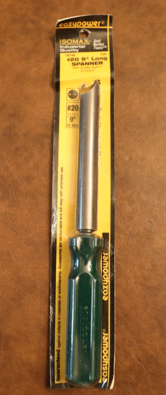 Eazypower 79748 #20 Spanner Security Isomax 9″ Screwdriver-Snake Eye Screw
