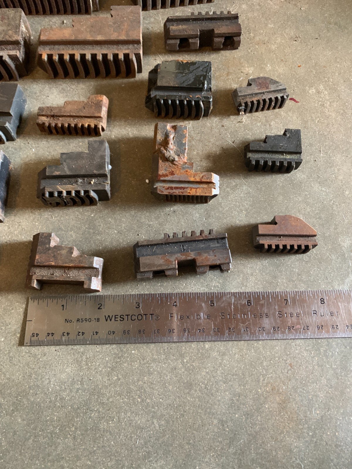 Lot 1 Huge Grab Bag Machinist Tools Lathe Chuck Jaws Parts Pieces