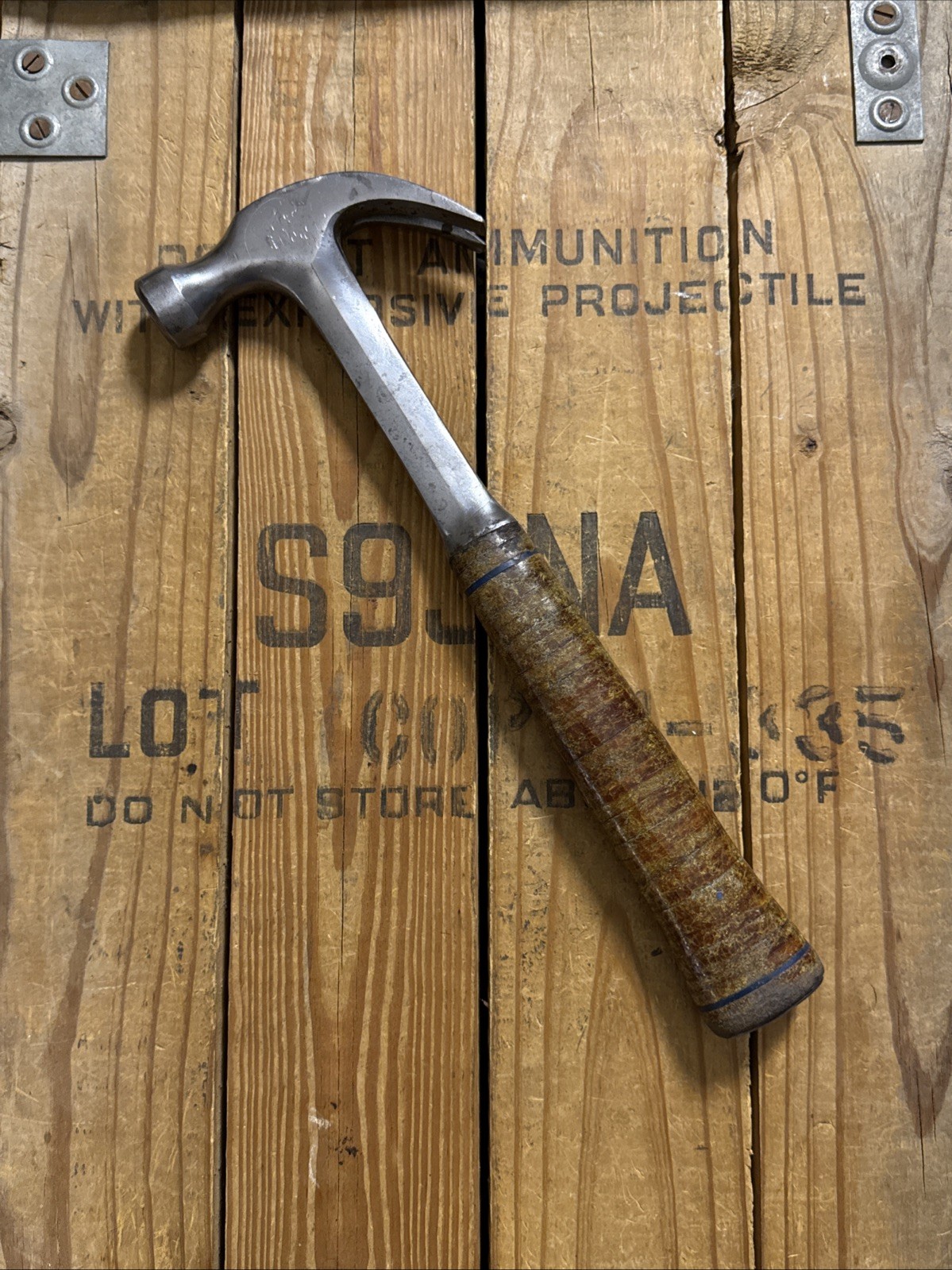 Cotter & Company Chicago Stacked Leather Grip Hammer 16oz MM16C 🇺🇸 Free Ship