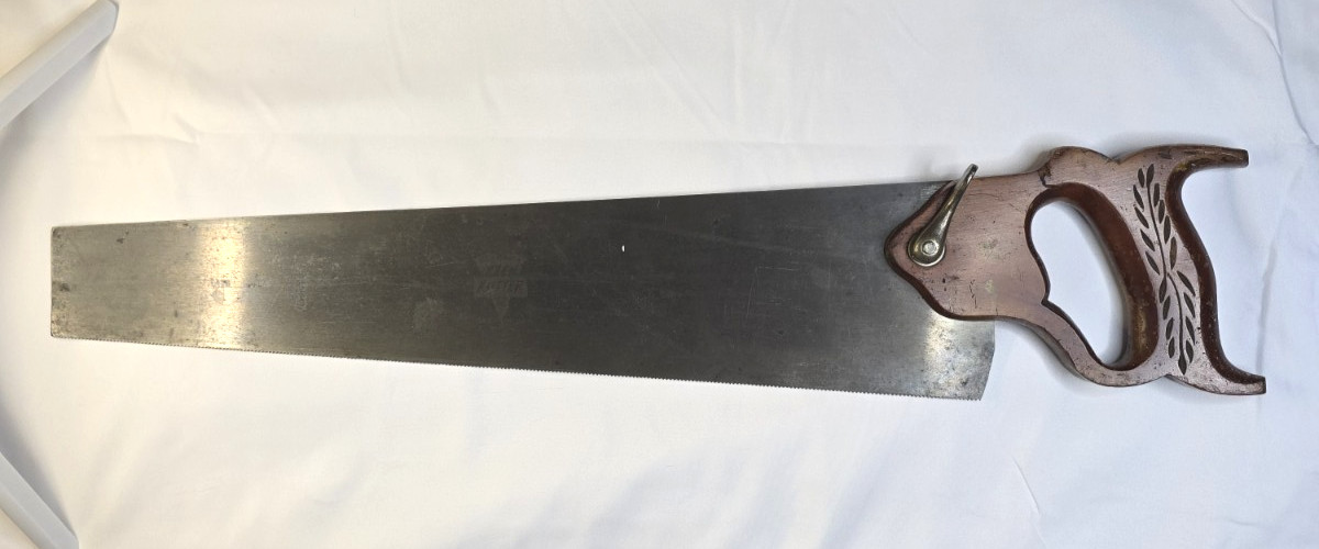 1930s Keen Kutter Metal Cut Hand Saw w Adj Handle K-106-18