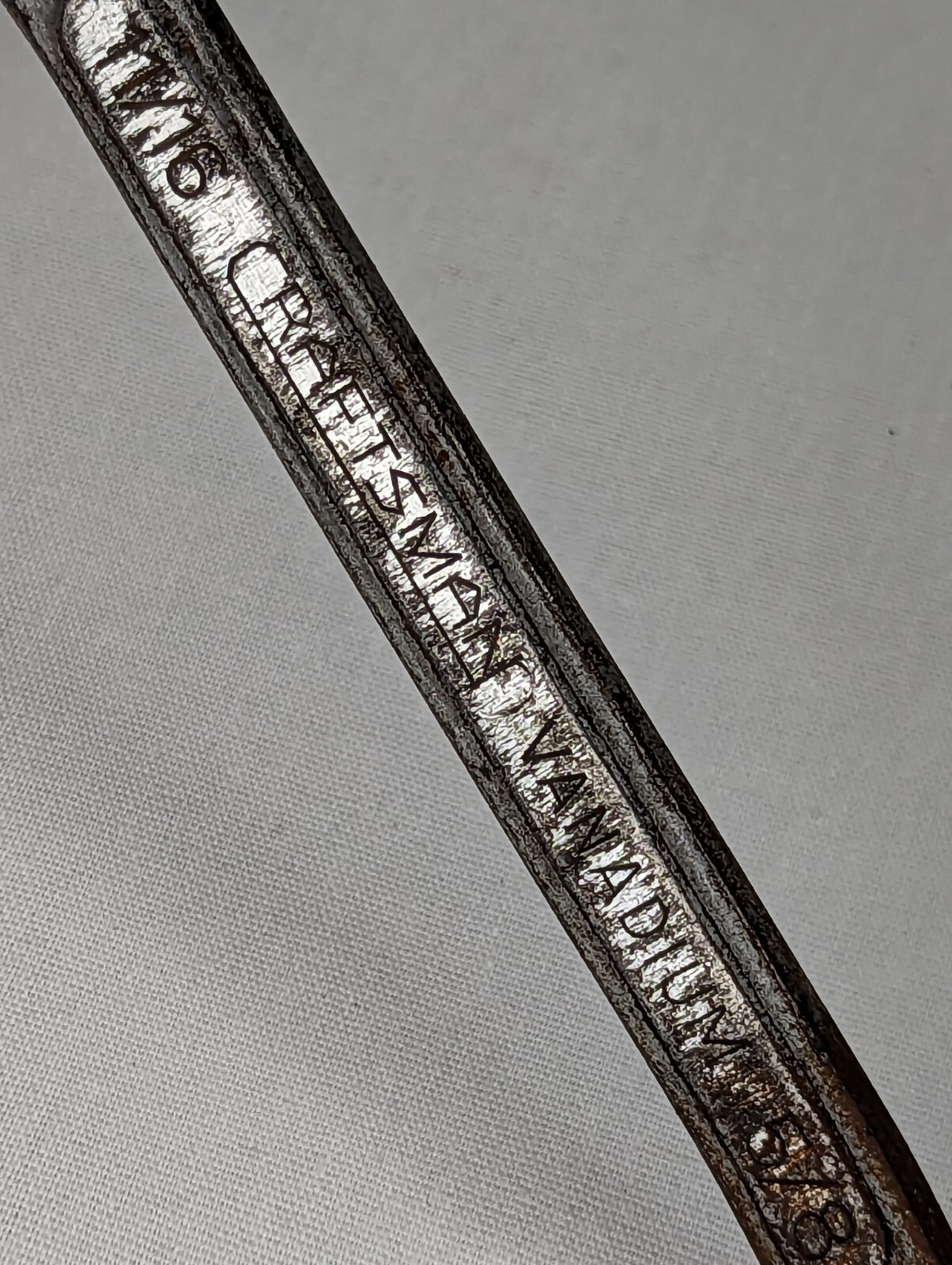 Vintage Craftsman 11/16″ x 5/8″ Offset Box End Combo Wrench Made In USA