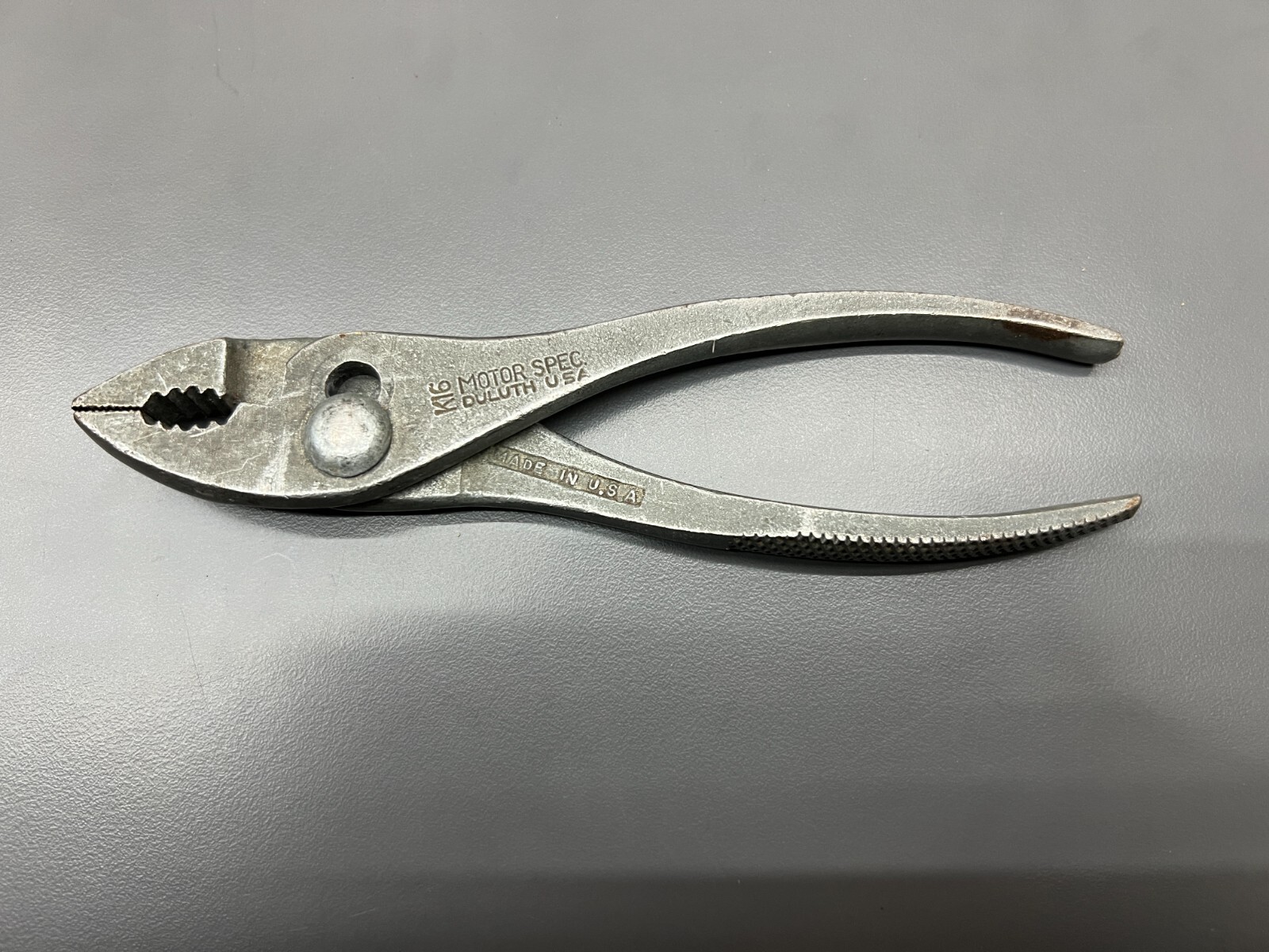 (D) VINTAGE DIAMOND CALK & HORSESHOE CO K16 MOTOR SPEC SLIP JOINT PLIERS – USA!