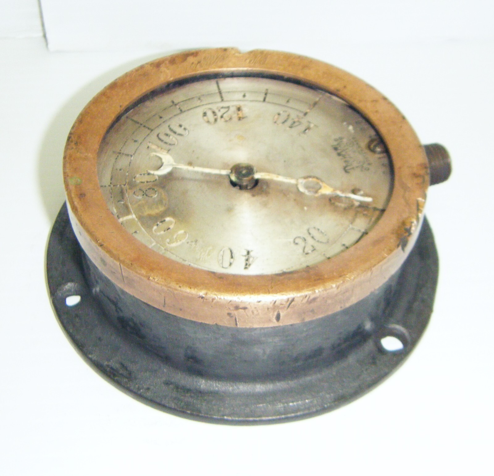 Vintage/Antique 1914 – The Ashton Valve Co. 4 in. Pressure Gauge No. 261 298