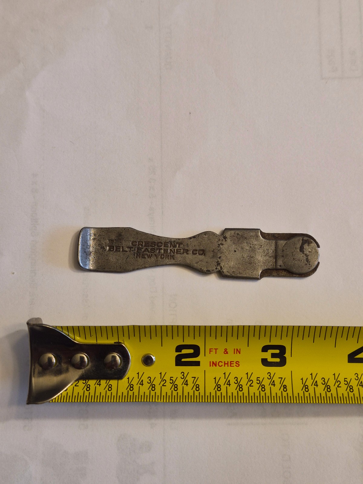 Antique Cresant Belt Fastener CO Alligator Wrench Multi Tool Vintage 1915-1930