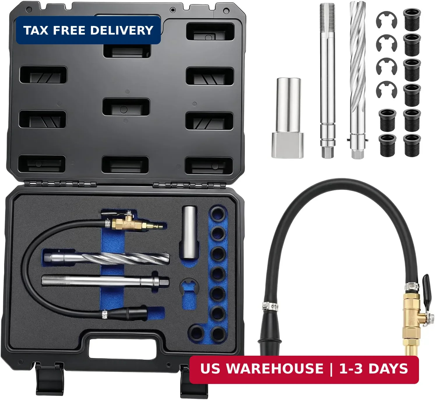 38900 Two Valve Tool Kit for Ford Triton, Spark Plug Repair Kit, Spark Thread Pl