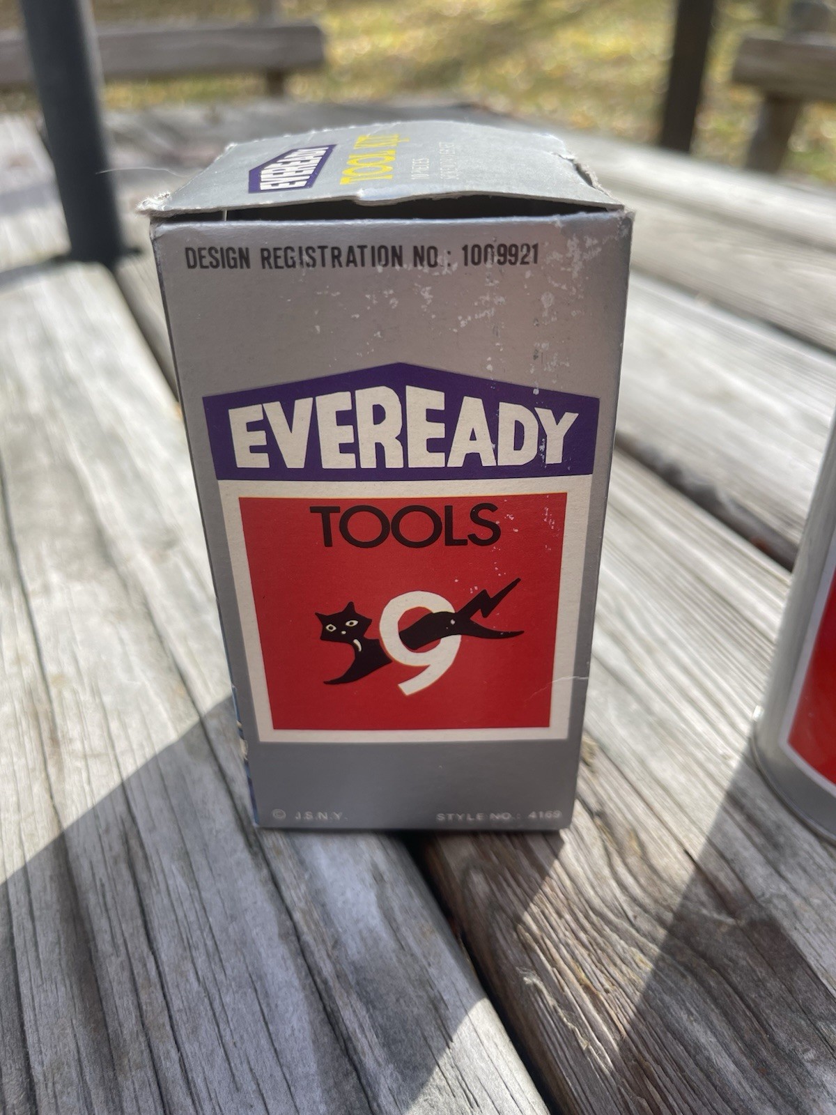 VINTAGE EVEREADY TOOLS MINI SCREWDRIVER SET TIN CAN COMPLETE 80’s Original Box