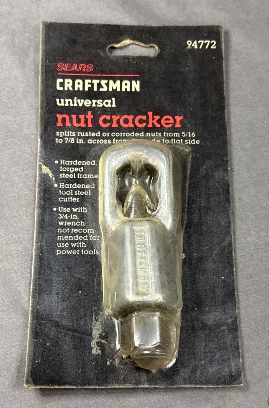 NOS Vintage Craftsman Universal Nut Cracker, No 94772, Made in USA
