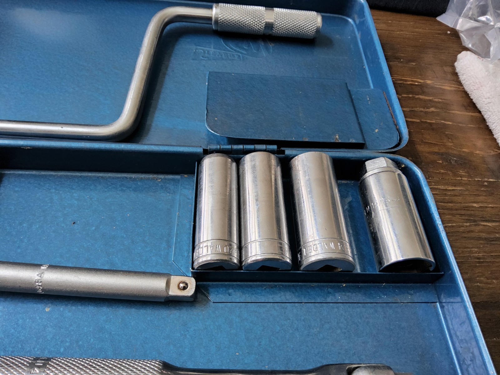 Vintage Stevens Walden 3/8 Drive 26 Piece Socket Set W/ Case