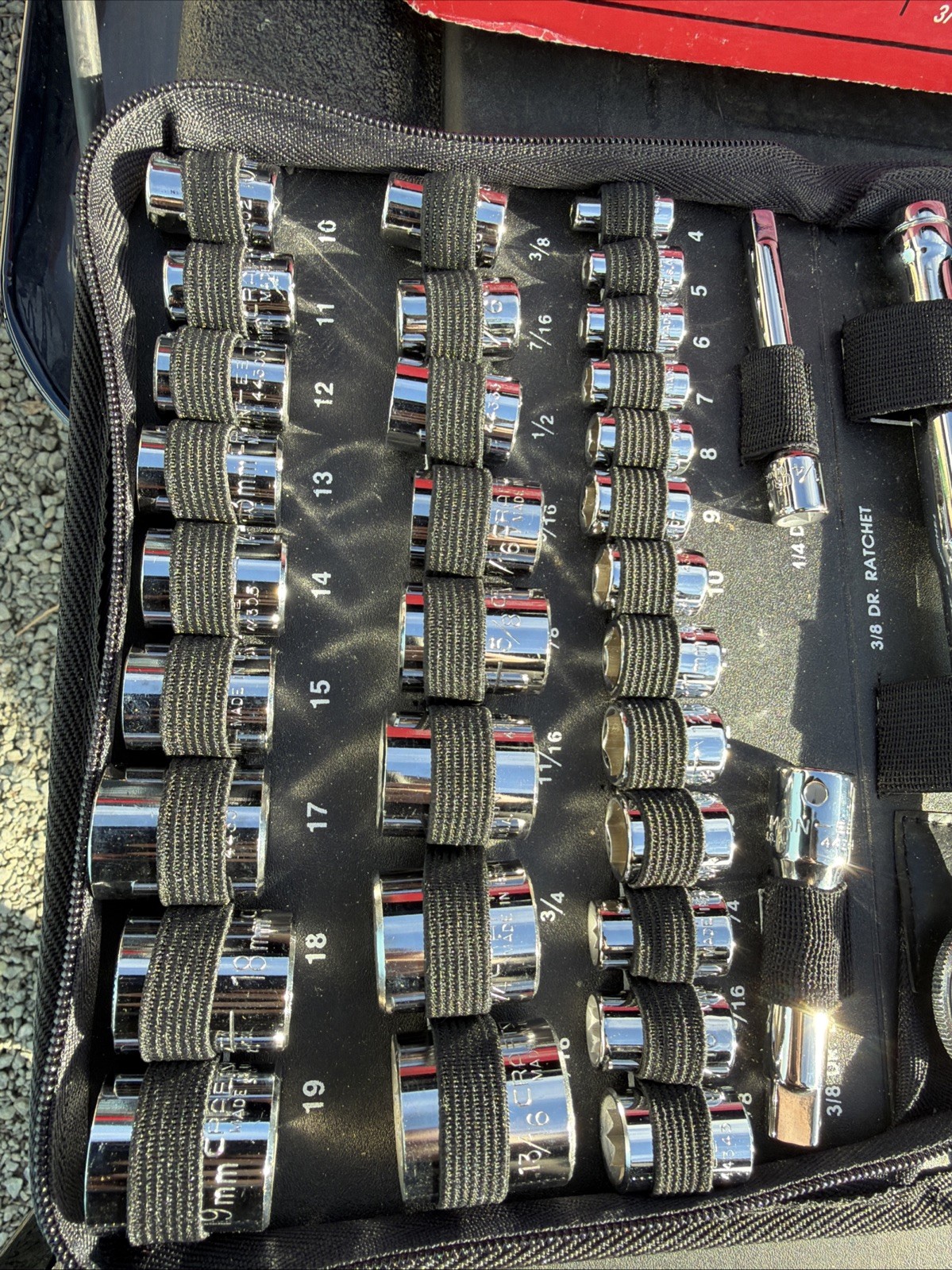 Sears Craftsman USA Nos Rare 50pc Mechanics Tool Set 33650 SAE Metric Ratchets