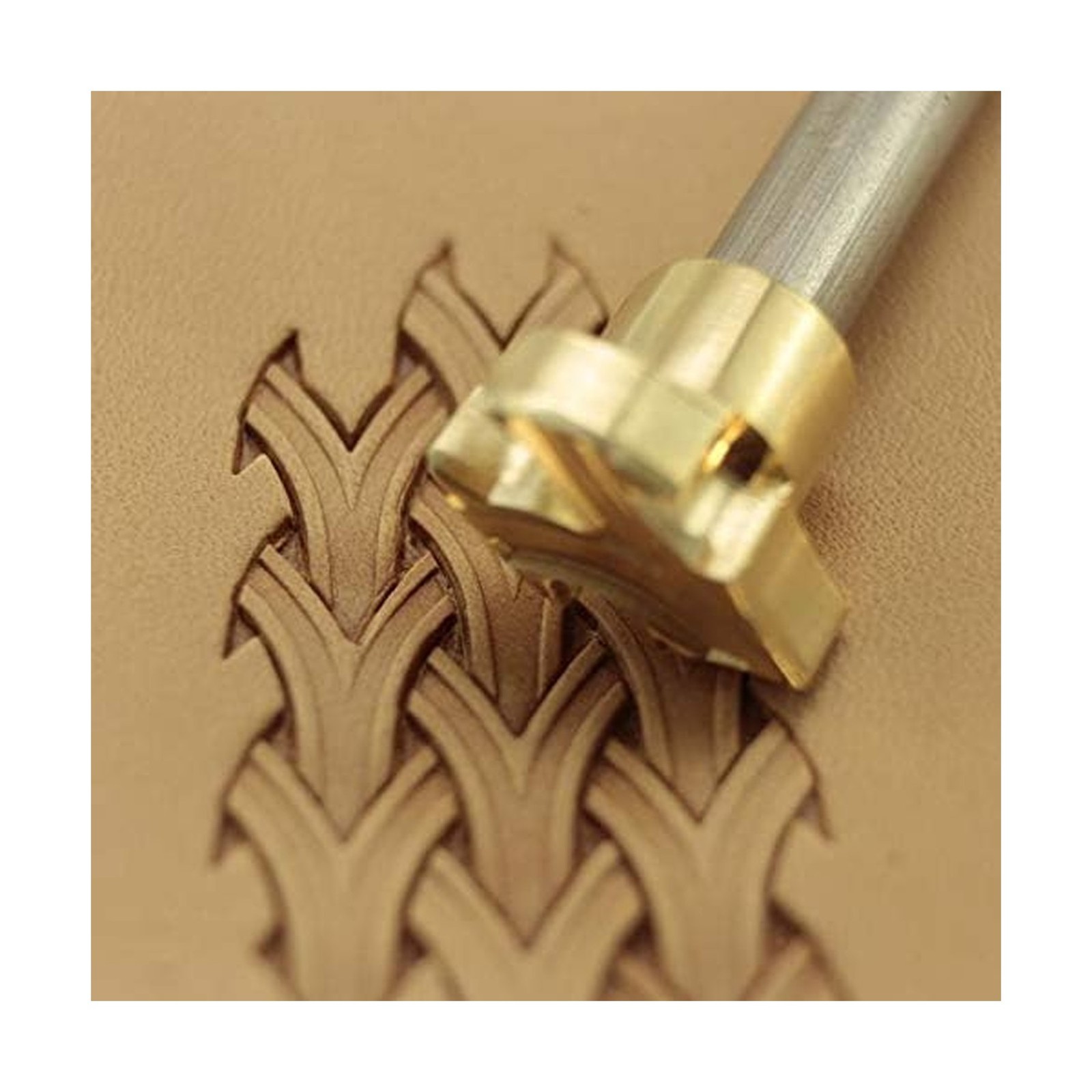 DandS ltd Basket Weave Leather Stamp Tool, Professional Metal Craft Tool for …