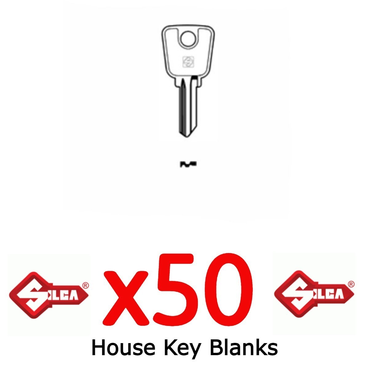Silca Lockwood House Key Blanks LW3 x50 BULKLOT -Keyblanks- UNCUT – BRAND NEW