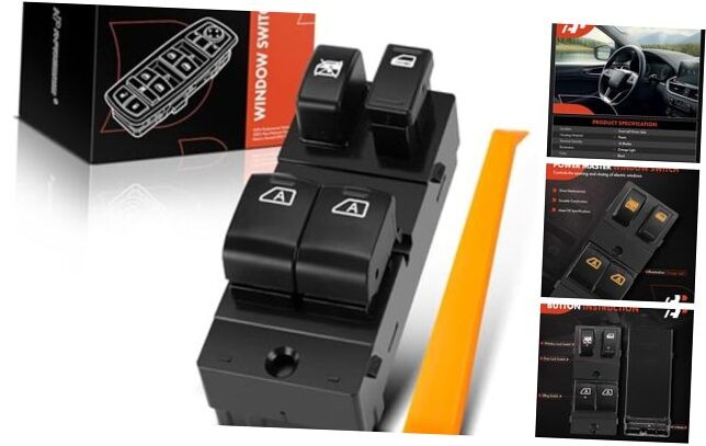Master Power Window Switch Compatible with Infiniti Q60 2014-2015 Coupe, G37
