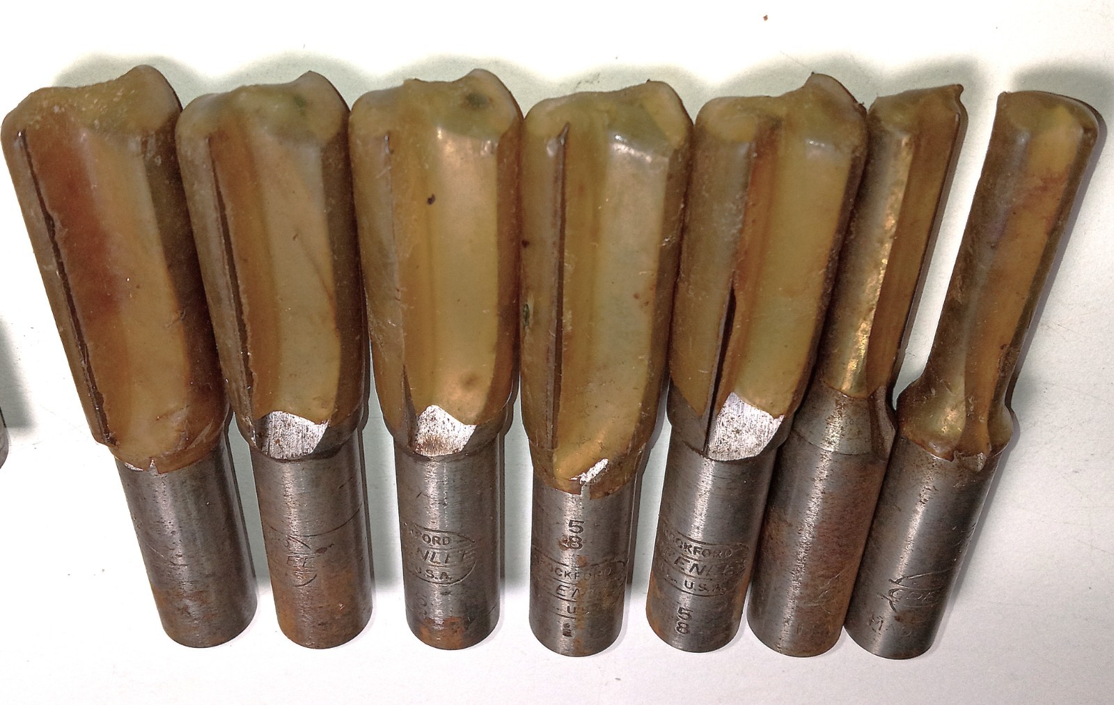 Rockford Greenlee Roouter bits. Made in then U.S.A. Set of 22.