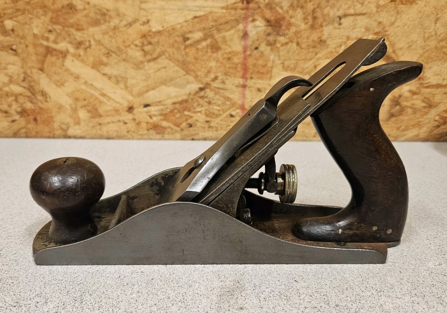 Vintage Stanley Hand Plane, No. 4 C ,Type 11 1910-1918?,Old Woodworking Tool