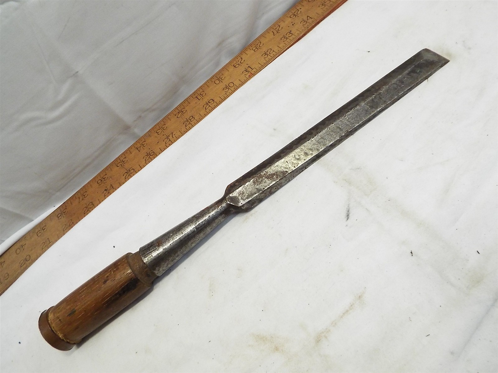 James Swan 1″ Timber Framing Mortise Socket Wood Chisel Tool Best Cast Steel
