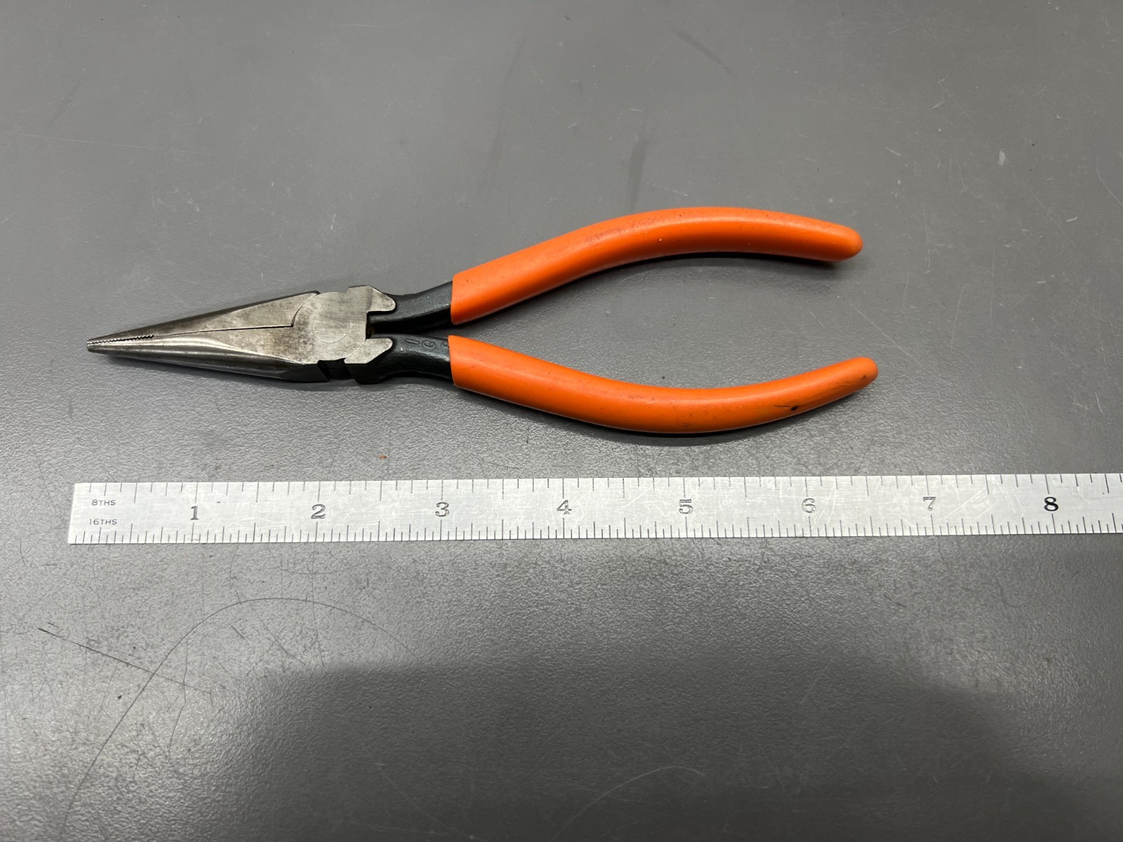 (w) VINTAGE CRESCENT TOOLS 1032-6 6.5″ NEEDLE NOSE PLIERS CUSHION GRIP – VGC USA