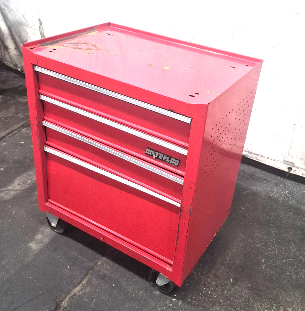 WATERLOO, ROLLING TOOL CABINET/ CHEST, PC-344, 4-DRAWERS