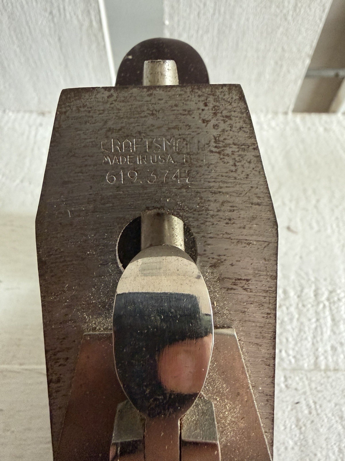 Vtg Craftsman 619-3742 Hand Plane 9.75” Long 2″ Blade Heavy Duty Woodworking USA