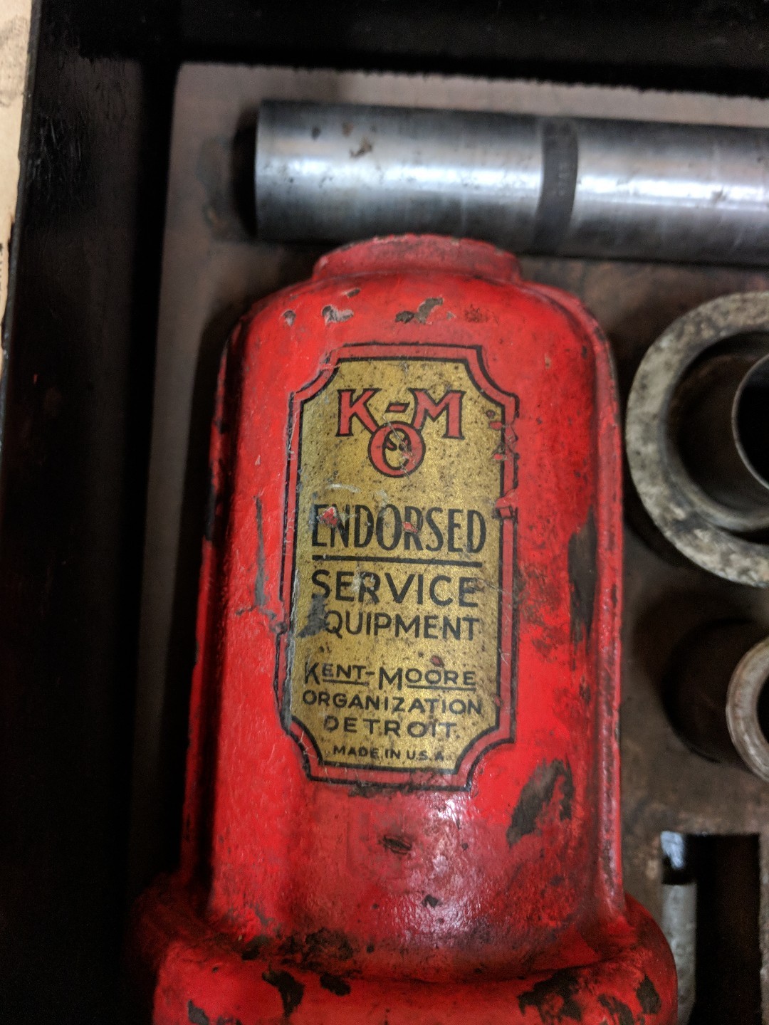 Vintage Kent Moore J-974-A Water Pump Service Tool Set, 1937 & 1938 Model
