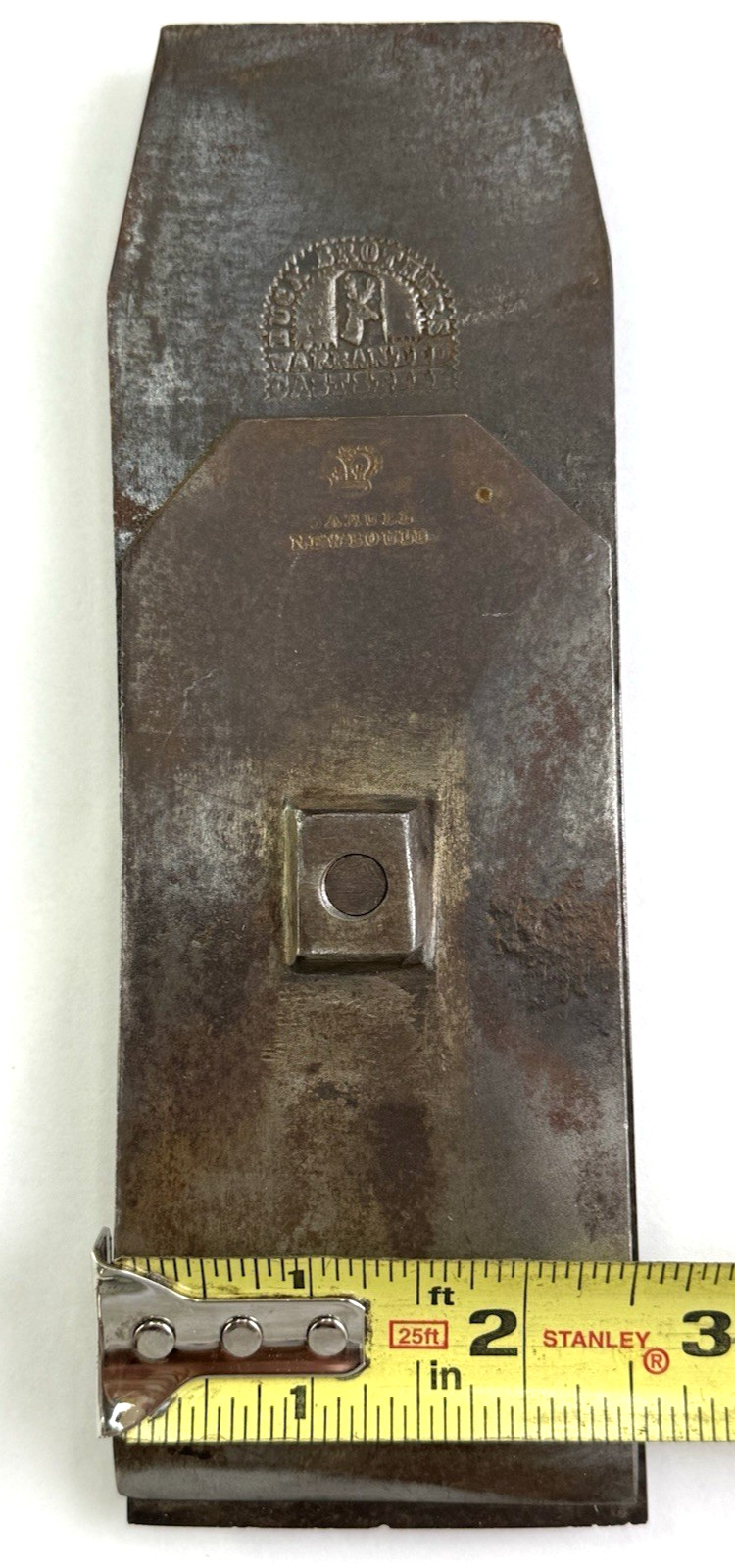 Vintage BUCK BROTHERS Plane Blade Warranted Cast Steel ~ 2 1/2″ Wide