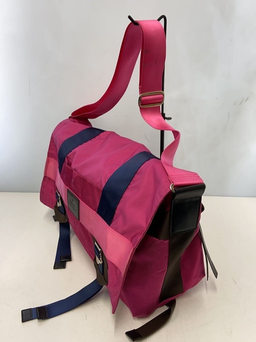 Vivienne Westwood MAN Shoulder Bag Pink Other Material Used Slight Scratches
