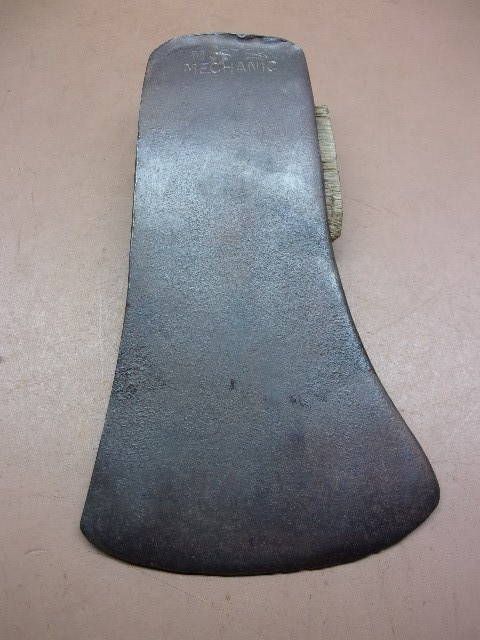 Vintage Master Mechanic 3 Lb. 10 Oz. Single Bit Axe Head w/Wedge Clean VGC!