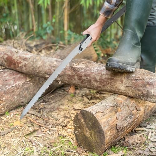 Professional Folding Hand Saw 500mm – Woodworking Tool with XXL Teeth for Precis
