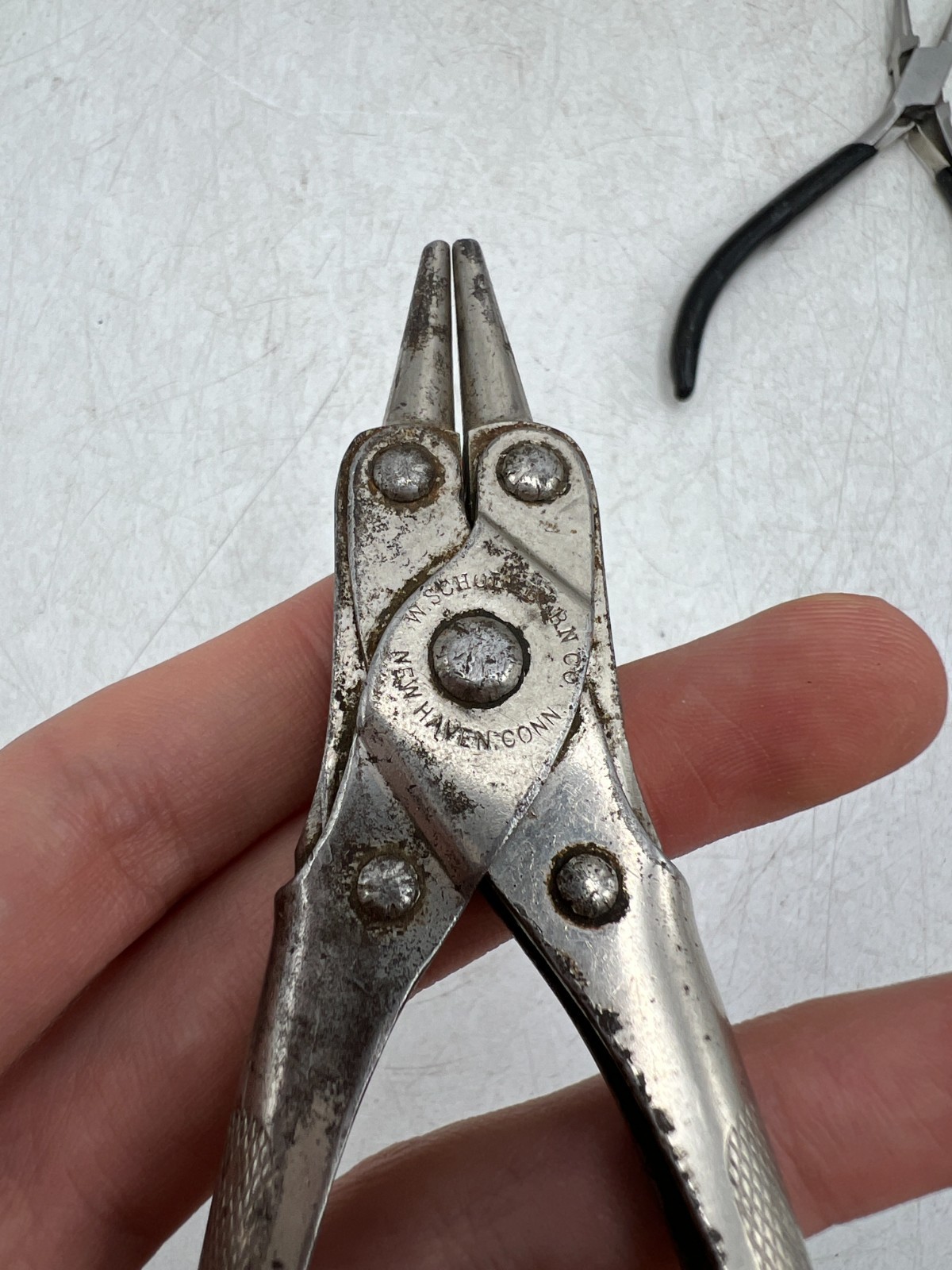 Lot of 7 Craftsman / Schollhorn Parallel / Crestoloy Round Nose Pliers Tool