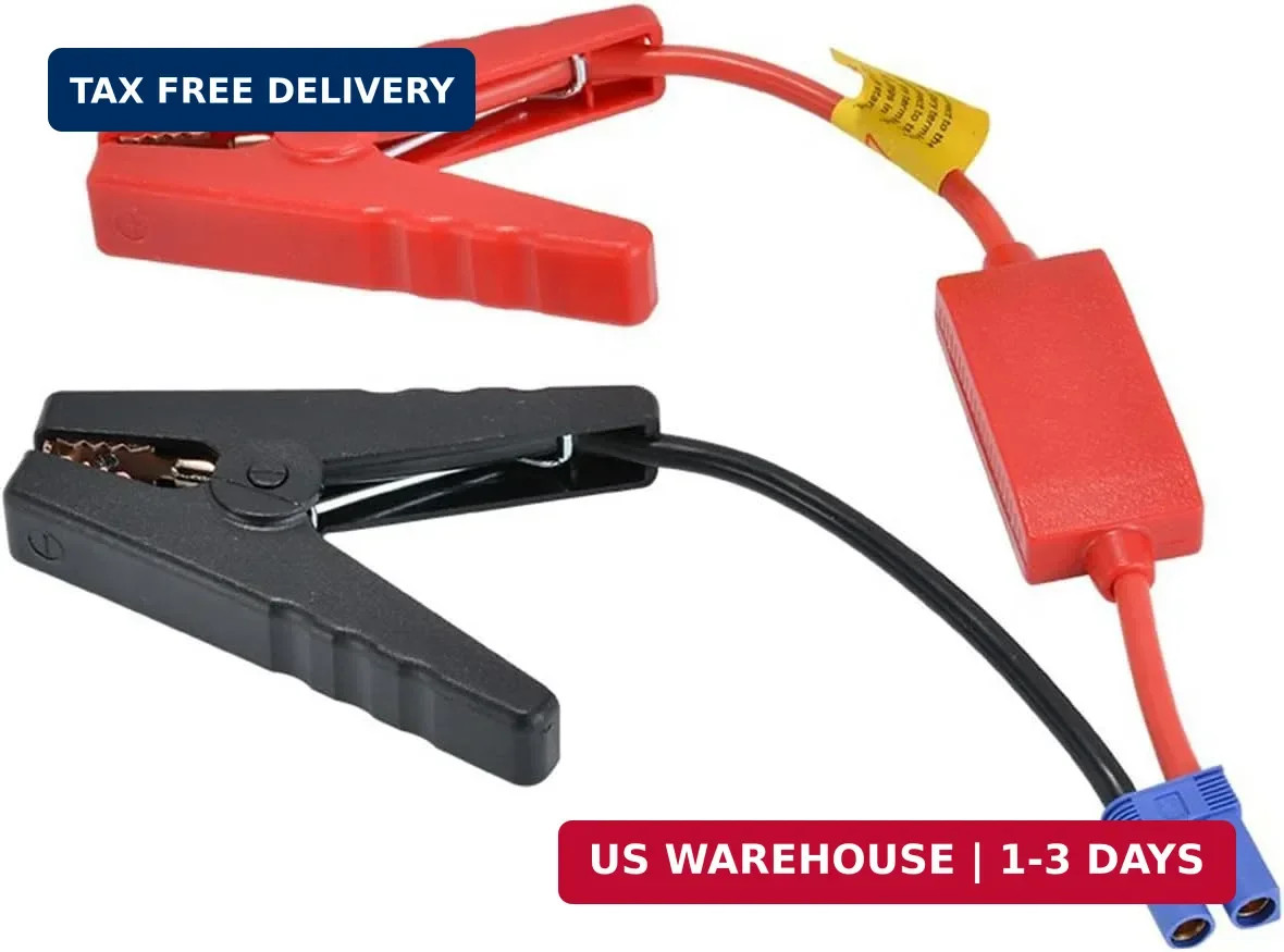 EC5 Jump Starter Cable with Battery Clamps for 12V Emergency Portable 10AWG Car