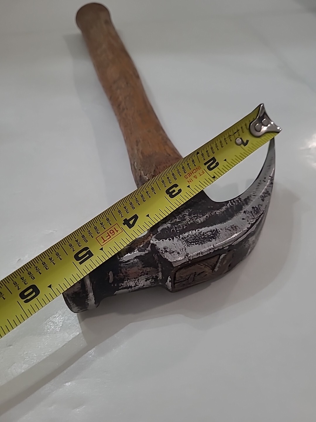 Vintage Claw Hammer 16oz. Flame Seal 324 Hand Tool Old