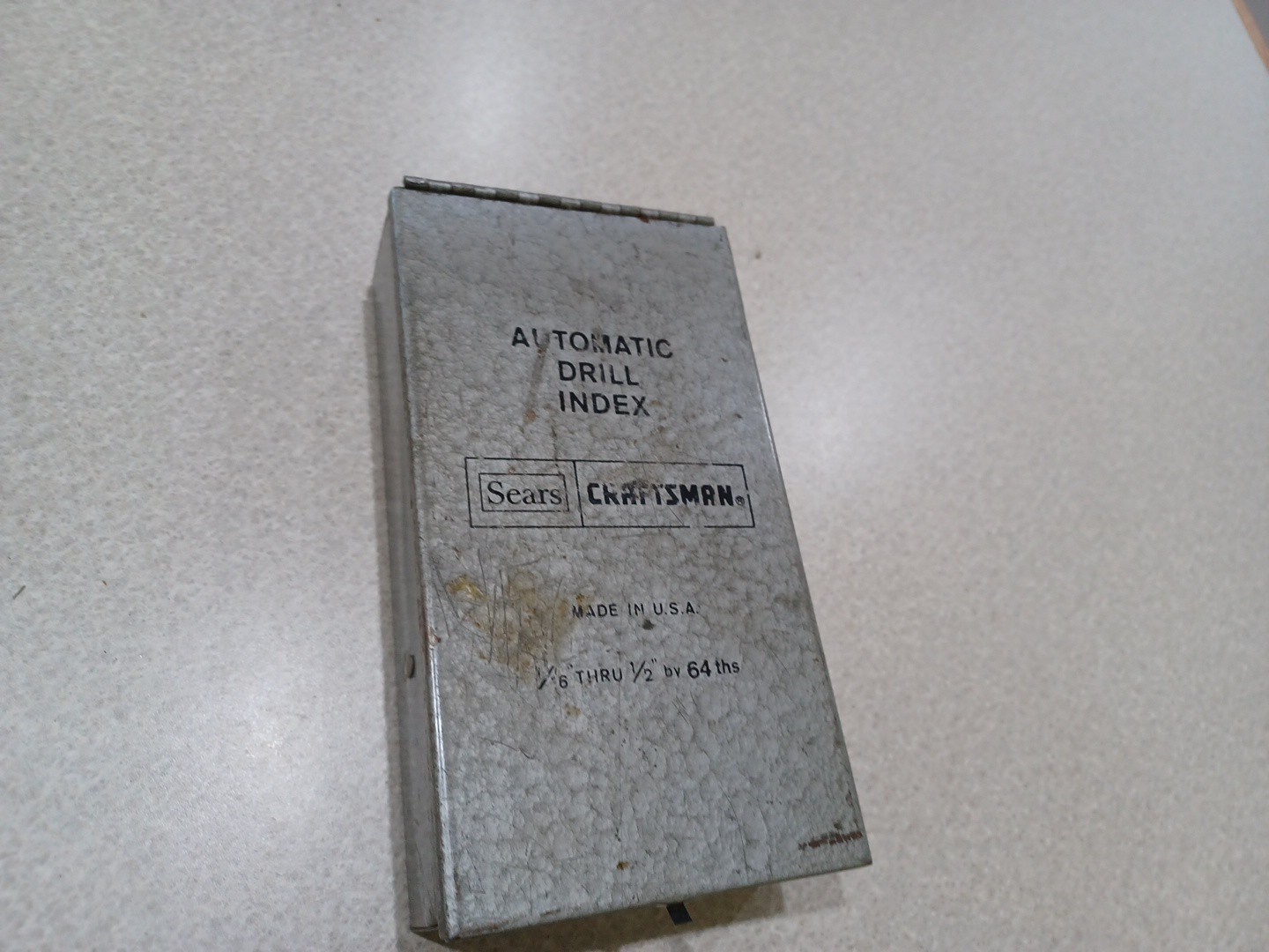 Vintage Craftsman Automatic Drill Index Bit Box with bits + bonus box and bits!!