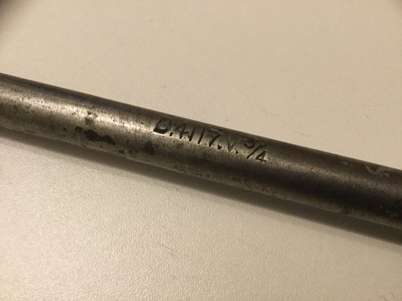 VINTAGE BRITOOL 3/4 OBSTRUCTION RING SPANNER,VAUXHALL BEDFORD WAR FINISH D4117