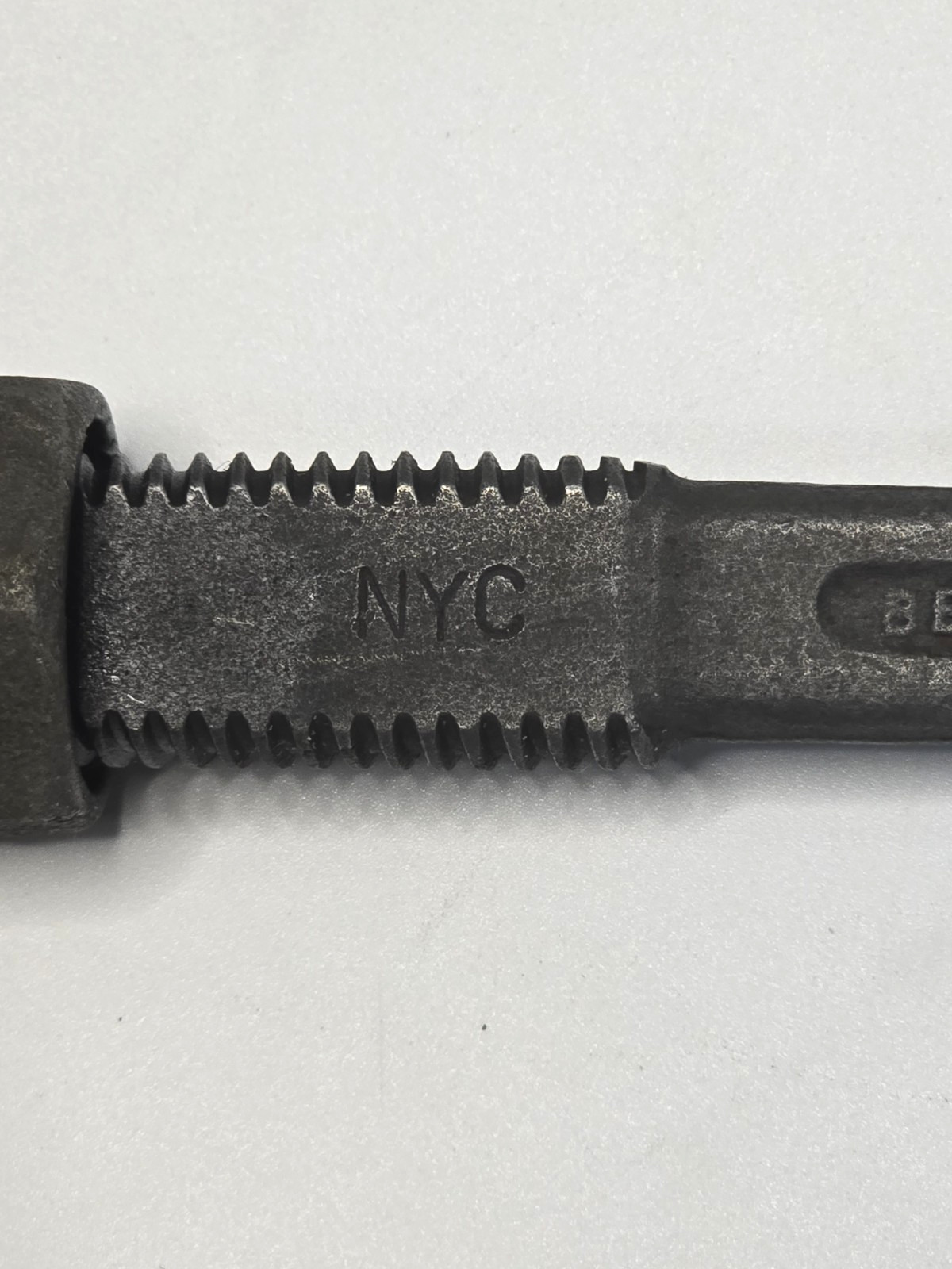 Antique Bemis & Call Co No 90 Monkey Wrench – City of New York
