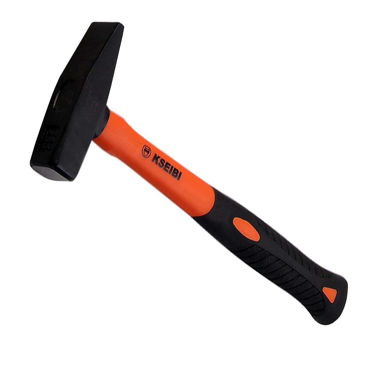 KSEIBI 271420 Machinist Engineers Hammer, Forged Steel 500 grams, Orange