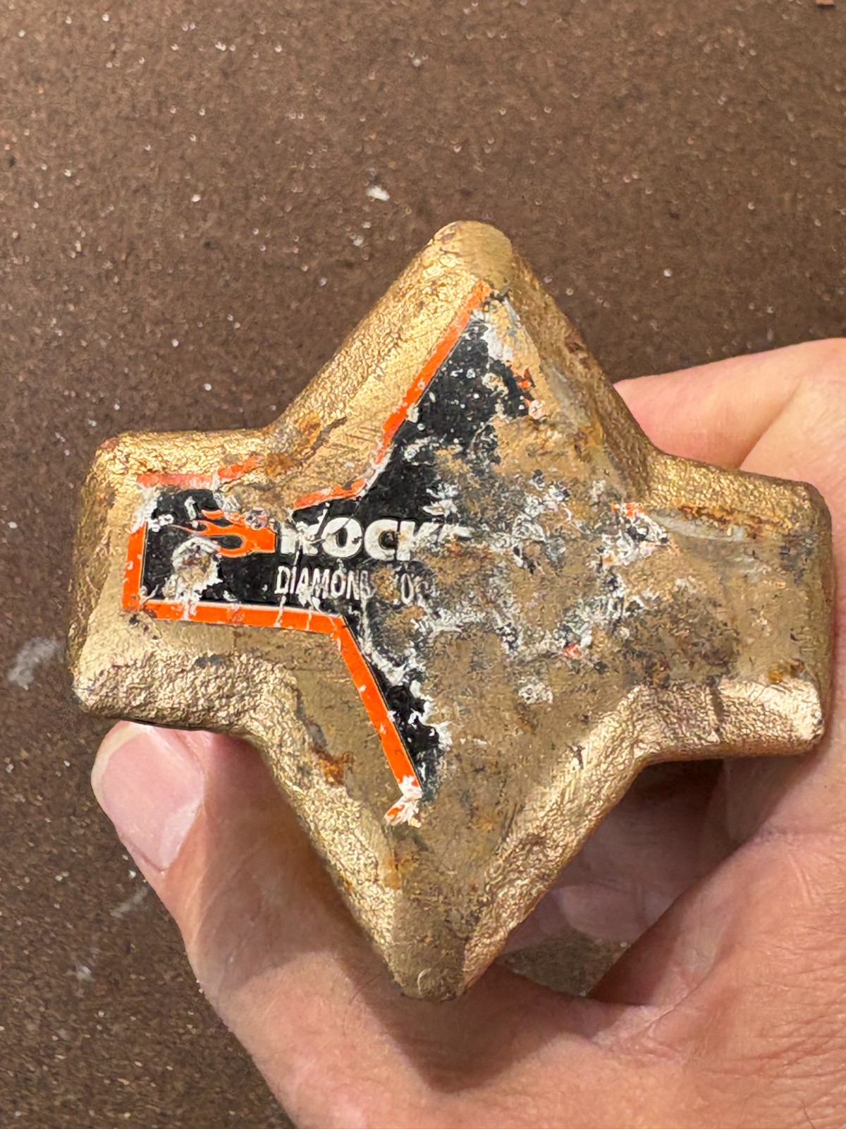 Diamond Log Splitting Wedge “Wood Grenade” Torpedo Steel Tool