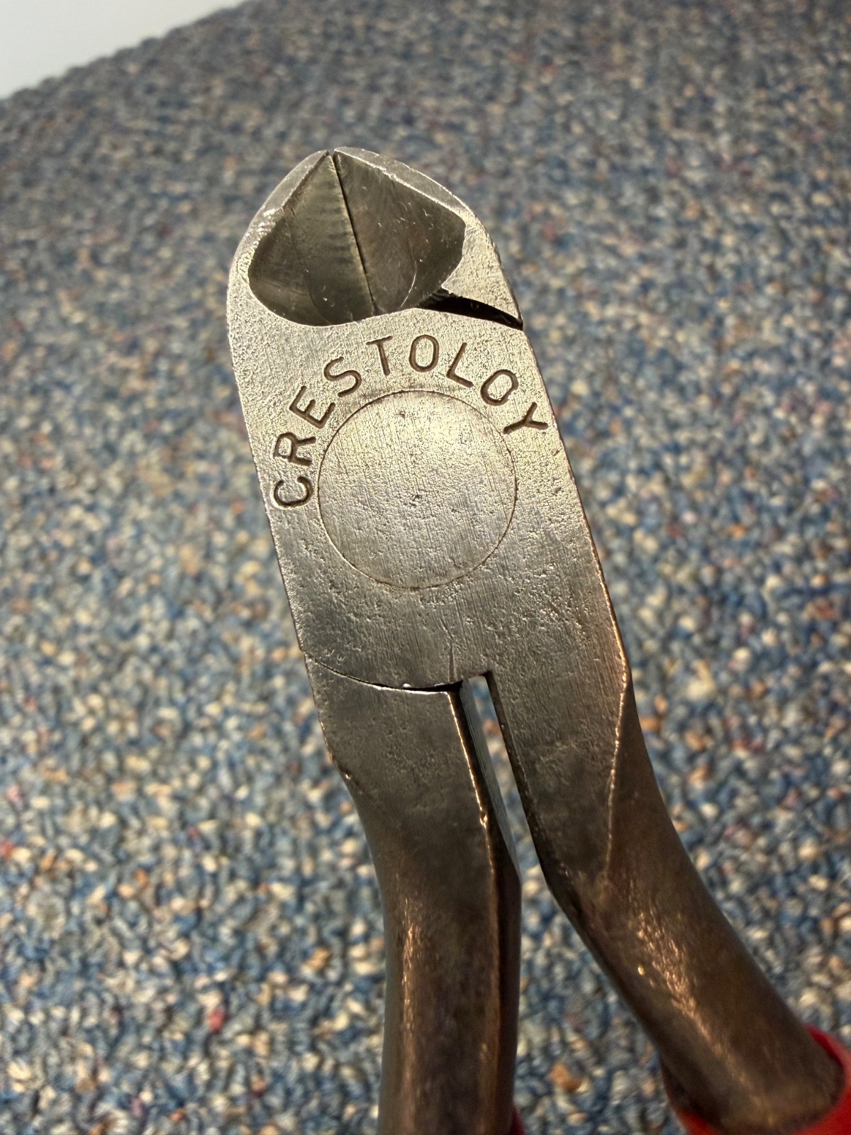 Vtg Crescent Crestoloy long-handle diagonal cutter, vg condition